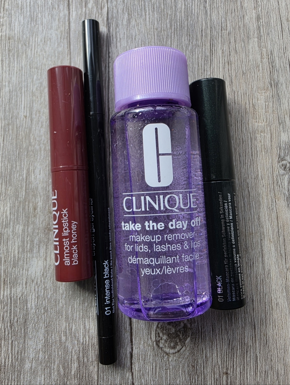 Clinique Black Honey Lipstick + Mascara + Black Gel Eyeliner + Makeup Remover - Picture 3 of 7